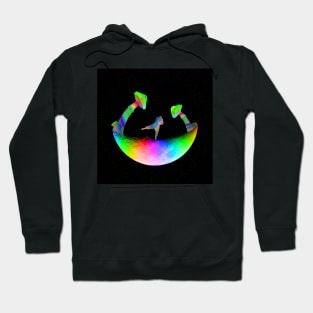 Dancing on a Mushy Moon Hoodie